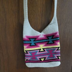 The Sak Colorful Knit Shoulder Bag